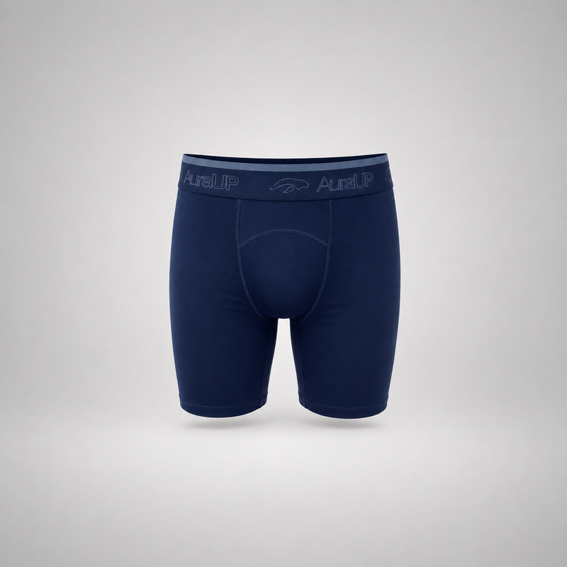 AURAUP SOLACE BOXERS (NAVY BLUE) - alternate