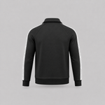 AURAUP BLACK SWEATSHIRT ZIP-UP