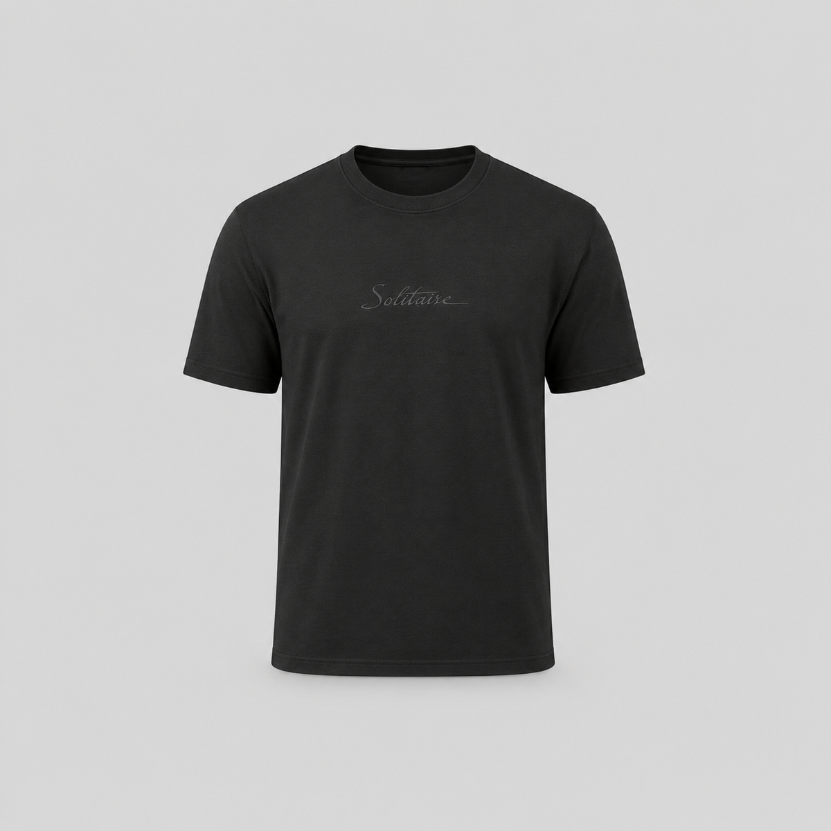 AURAUP SOLITAIRE BLACK TEE