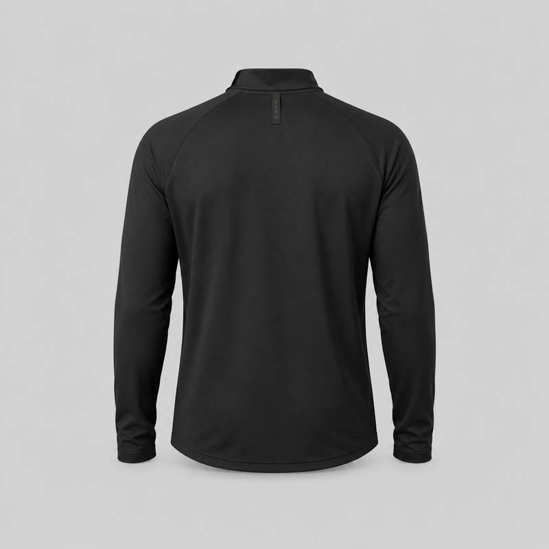 AURAUP MIDLAYER LONG SLEEVE (BLACK) - alternate