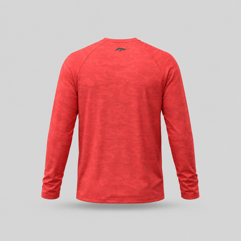 AURAUP WINE CAMO LONG SLEEVE - alternate
