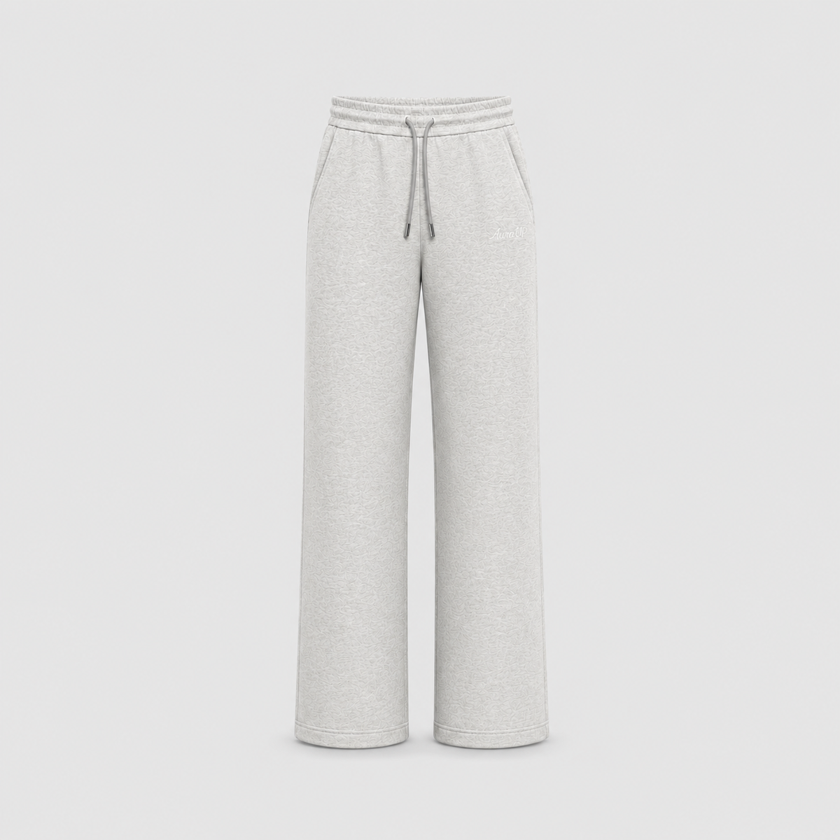 AURAUP HEATHER GREY SWEATPANTS