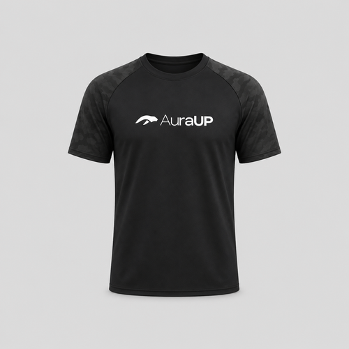 AURAUP FLEX BLACK TEE