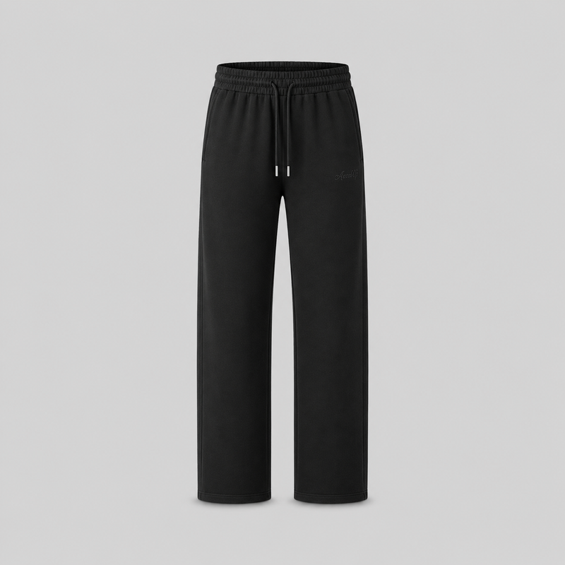 AURAUP BLACK SWEATPANTS