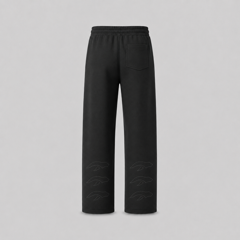 AURAUP BLACK SWEATPANTS - alternate
