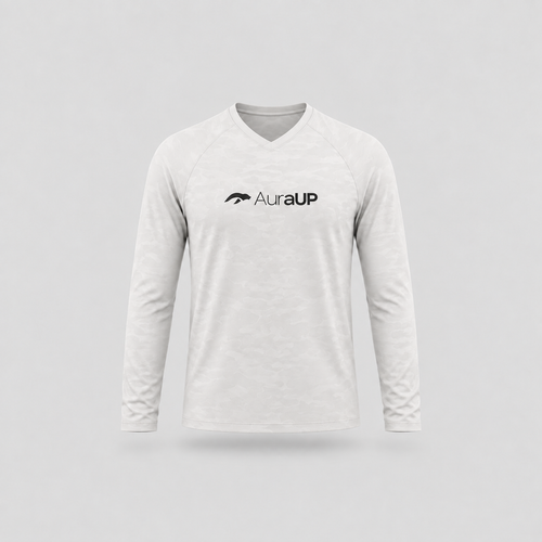 AURAUP ELEVATED TEAL GREEN CAMO LONG SLEEVE