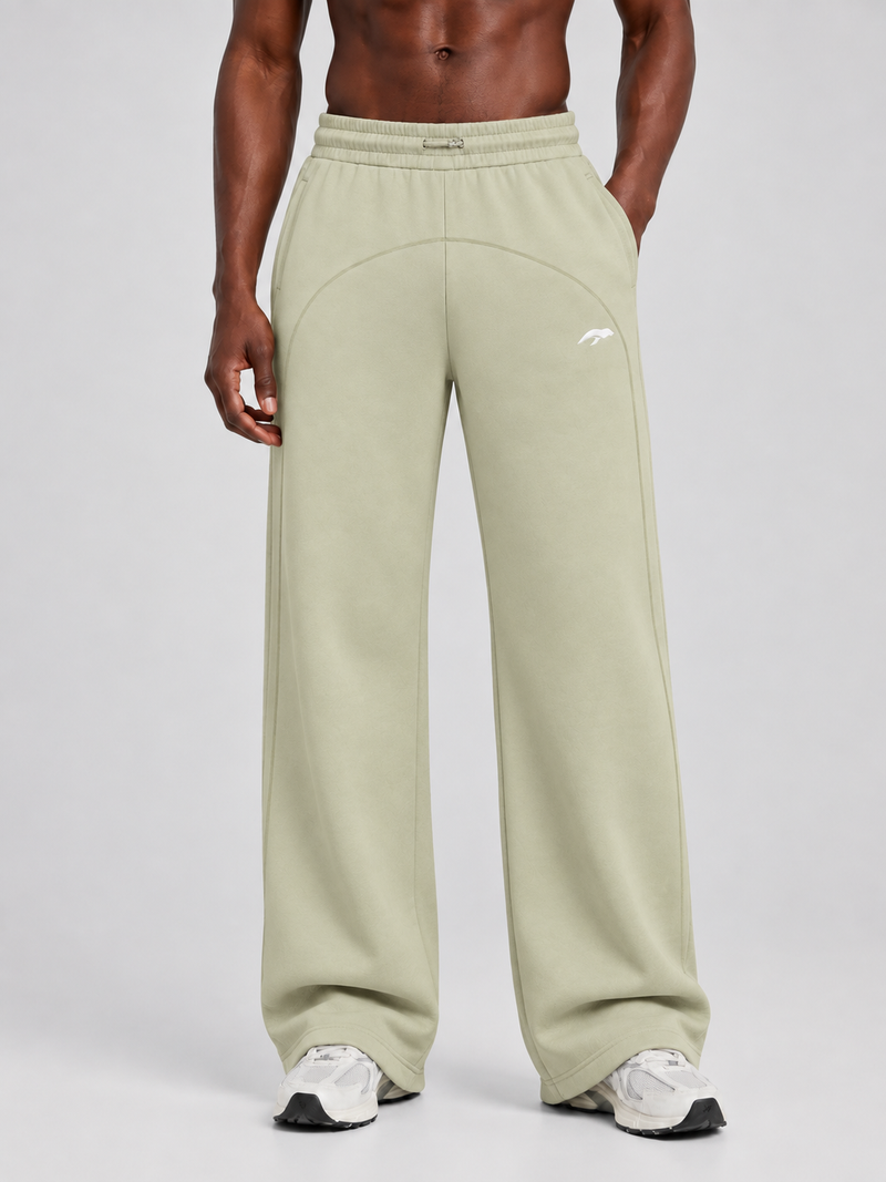 AURAUP PEA GREEN SWEATPANTS
