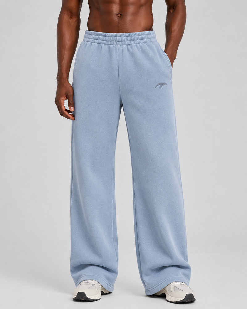 AURAUP SWEATPANTS IN VINTAGE BLUE