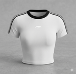 AURA UP GYM CROP TEE