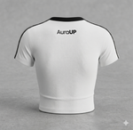 AURA UP GYM CROP TEE